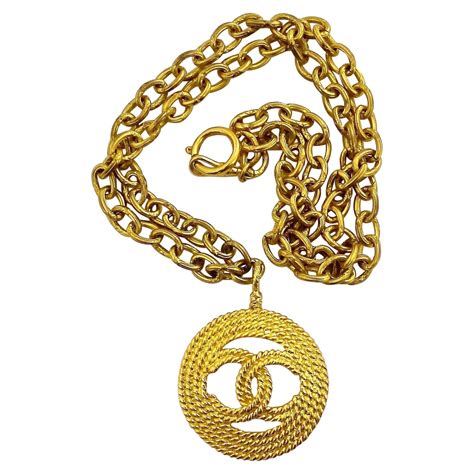 vintage chanel tassel necklace|chanel link necklace.